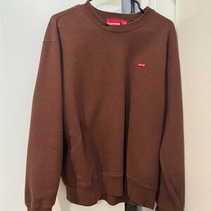 Supreme Men's Crewneck Sweater - Rich Brown